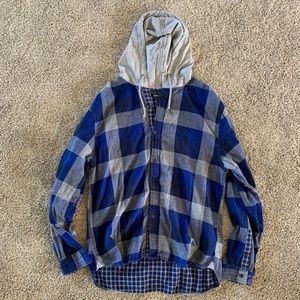 Men’s hooded flannel